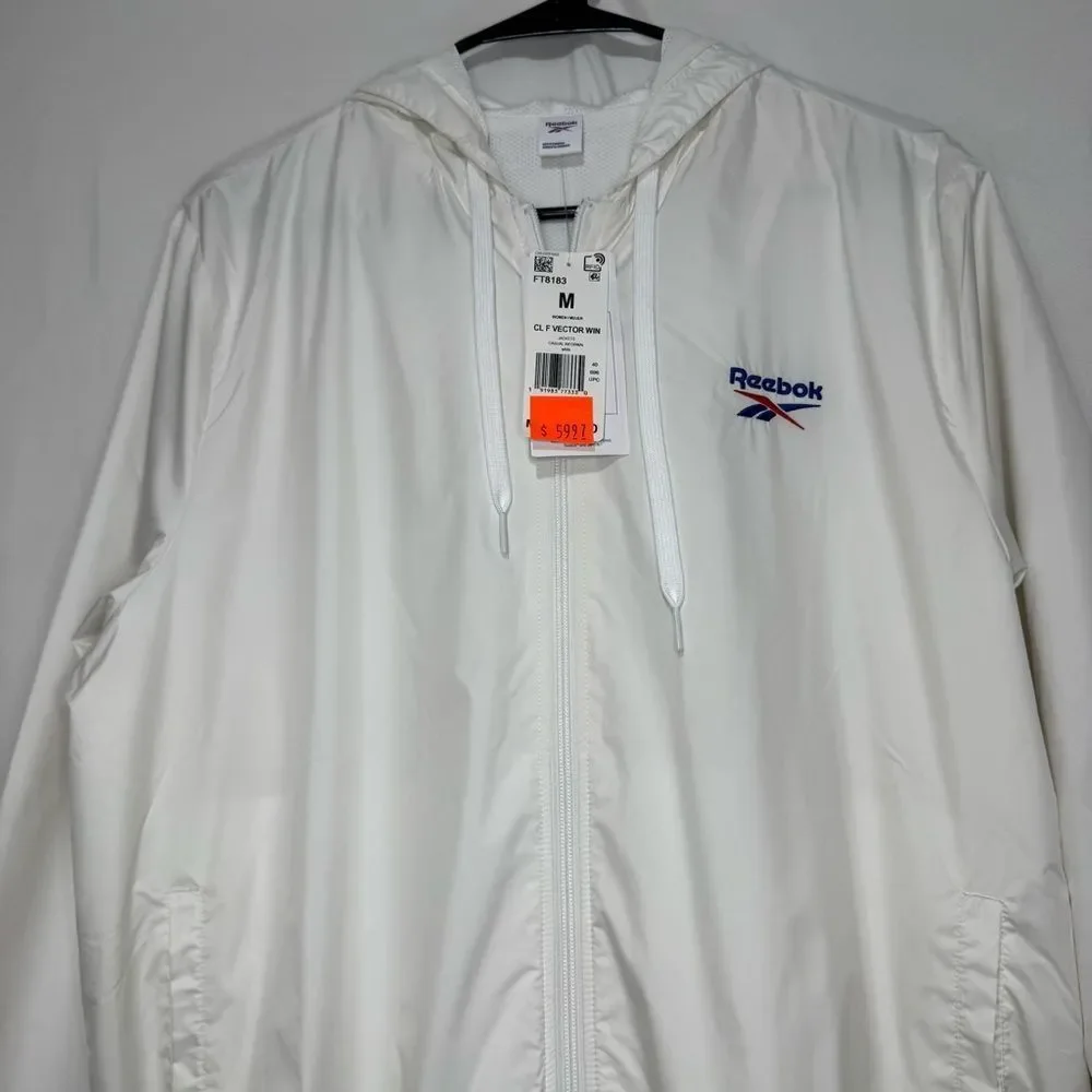 Reebok CL F Vector Windbreaker Women's Size M - Picture 2 of 6